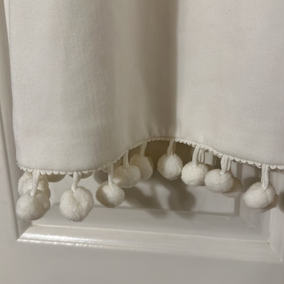 French Connection Whisper Pom Pom Mini Dress - Picture 4 of 5